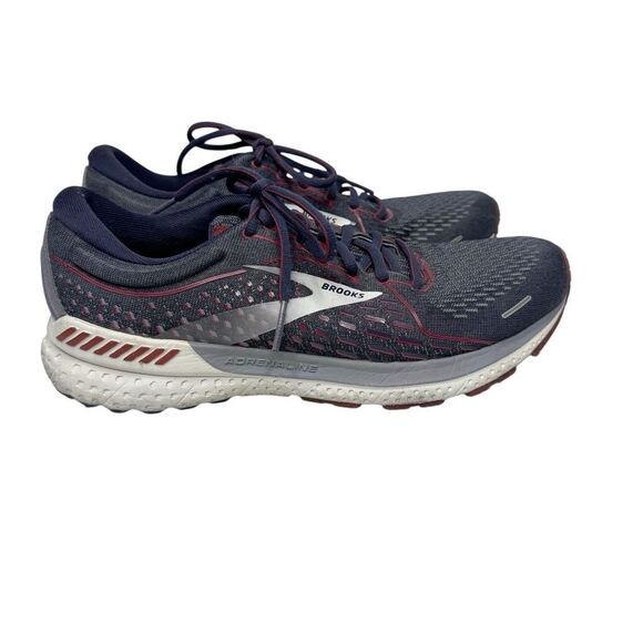 Brooks Other - Brooks Adrenaline GTS 21 blue and red running shoes size 9